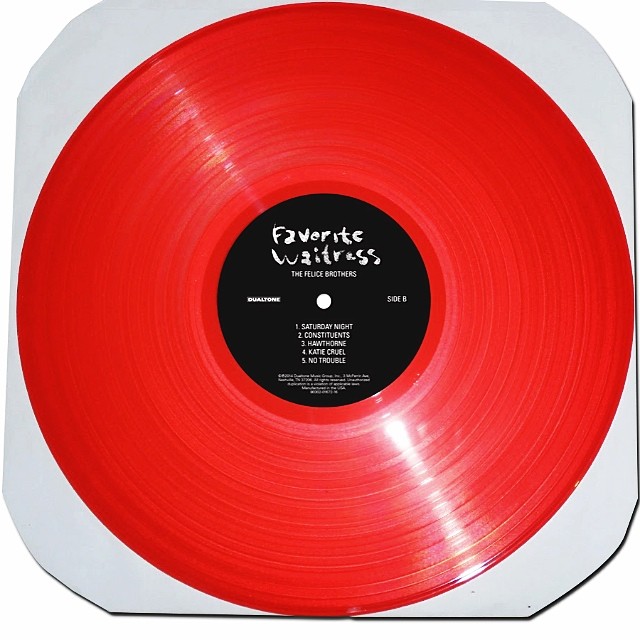 Favorite Waitress! First 250 pre-orders get limited edition red vinyl! www.thefelicebrothers.com